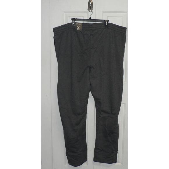 Xersion Cotton Fleece Mens Mid Rise Big & Tall Jogger Pants Charcoal Heather $50 - Picture 4 of 5